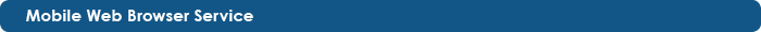 Mobile Web Browser Service